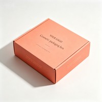 Boîte d'emballage pour cosmétiques, boîte d'expédition pour produits cosmétiques, boîte à lettres personnalisée avec logo, fabrication directe d'usine, pour l'expédition de produits de soin de la peau