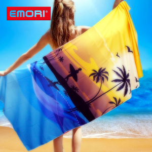 High Quality Reusable Lightweight Rectangular Cooling 100% Cooling Polyester UPF50+ Sand Free <b>Beach</b> <b>Towel</b> - Product Image 4