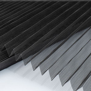 Moustiquaire noire moderne en polyester 18x16mm, résistante aux insectes, facile à installer, pour porte et fenêtre de chambre, pare-soleil pliable - Product Image 3