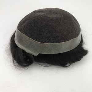 Venta al por mayor Sistema de Reemplazo de Cabello Australia French Lace Toupee Man Prosthetic Stock - Product Image 1