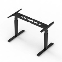 Table d'étude de travail ergonomique Assis Stand Bureau d'ordinateur réglable électrique Table à hauteur réglable
