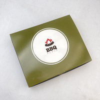 Boîte à Shawarma Personnalisée Cuisine Arabe avec Contenant à Sauce Laminage Mat Carton Emballage Alimentaire pour Restaurant à Emporter Sushi