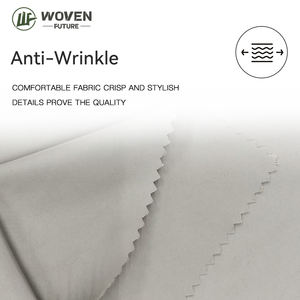 Shaoxing tissé futur veste conte <span class=keywords><strong>tissu</strong></span> uni imperméable 100 Poliester vêtements <span class=keywords><strong>tissu</strong></span> Poly Stretch pongé <span class=keywords><strong>tissu</strong></span> - Product Image 3