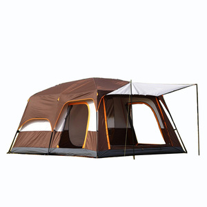 2025 nouvelles fournitures Portable tentes Camping en plein air auvent deux chambres un salon respirant grande tente - Product Image 4