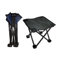 Chaise et tabouret pliants en métal léger pour le camping avec poche latérale pour une utilisation en extérieur