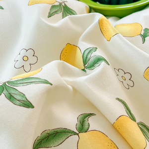 Parure de lit imprimée feuilles de citron vert <span class=keywords><strong>moins</strong></span> chère, ensemble de literie textile moderne pour la maison avec emballage personnalisé - Product Image 6