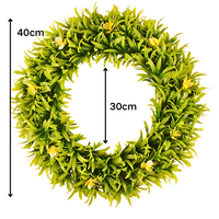 Vente en gros guirlande suspendue de haute qualité plante artificielle herbe fleur artificielle pour la décoration de la maison intérieur extérieur décor