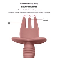 Ensemble d'ustensiles d'alimentation pour bébé en silicone en forme d'ours, comprenant un bavoir, un plateau compartimenté, un tapis de table, un bol, une fourchette, une cuillère et une tasse à bec, en matériaux de qualité alimentaire