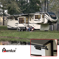 Awnlux W5250C Auvent coulissant haut de gamme en alliage d'aluminium pour camping-car, accessoire extérieur pour camping-car, pour extension de toit coulissant