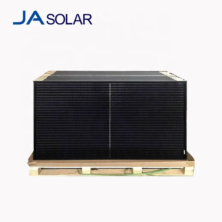 Painéis solares pretos 410w jinko, venda quente, todos os painéis solares pretos, trina longi, 182mm