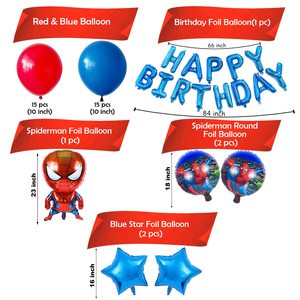 Vente en gros de ballons en feuille d'aluminium et de ballons en latex sur le thème de <span class=keywords><strong>Spiderman</strong></span>, super-héros de dessin animé, kit de guirlande d'<span class=keywords><strong>arche</strong></span> pour la décoration de fête d'anniversaire des garçons - Product Image 3