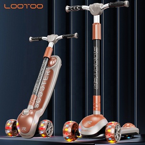 Big Size Foldable Adjustable Price Led Flash Three Wheels Kids Children Kick <strong>Scooter</strong> for <strong>Toddler</strong> Kids Age 3-8 - Product Image 6