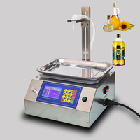 Machine de remplissage de liquides à petite échelle pour huile comestible, jus et matériaux collants, durable et compacte