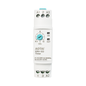 ERV-12D 220V Single Function Timer Relay Time(On <strong>Delay</strong>)Relay 0.<strong>1</strong> min to 12 min - Product Image 2