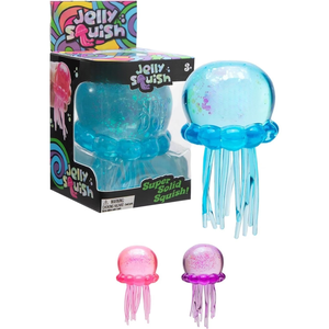 Jouet en plastique souple en forme de méduse avec tentacules ondulants pour la relaxation et le soulagement de l'anxiété, amusement sensoriel - Product Image 1