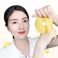 Masque en feuille pour les seins au collagène et or 24 carats, à base de plantes, marque privée, raffermissant, hydratant, liftant, pour l'agrandissement des seins, soin de la peau du buste, végétalien, OEM