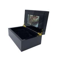 Boîte à bijoux en bois avec vidéo personnalisée de haute qualité, écran LCD de 7 pouces, musique vidéo