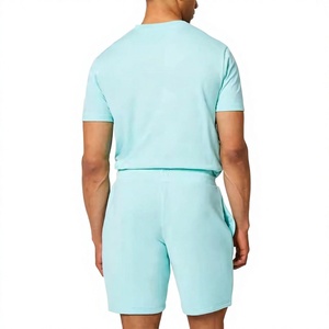 Custom Men Plain <b>T</b> <b>Shirt</b> Shorts Set Cotton Summer Activewear OEM ODM Manufacturer - Product Image 3