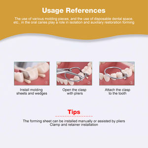 YSYL Matrice Anteriore Universale in Acciaio Inossidabile per Uso Dentale e Medico, Grado Alimentare, Costruzione Durevole, Metallo Morbido ISO - Product Image 5