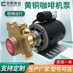 Tête de pompe de surpression en laiton 220V, pompe à aubes haute pression avec rotor en graphite pour machine à café - Product Image 5