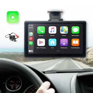 Hisound可拆卸2.5d ips便携式无线苹果CarPlay安卓汽车出租车卡车房车汽车屏幕