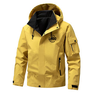 Chaqueta Softshell Ligera de Alta Calidad Personalizada, Impermeable y Cortavientos, Ropa Deportiva para Hombre, Logotipo Personalizado, Ropa Casual para Exteriores - Product Image 1