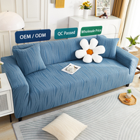 Housses de canapé personnalisées près de chez moi pour causeuses à 2 coussins, housses de chaise longue extensibles, housses de coussin élastiques pour chaise longue