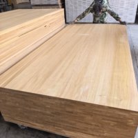 Hot Sale Factory Price Thermo Carbonized Poplar Solid Wood Board Chinese Supplier Cheaper Soft Solid Wood Timber