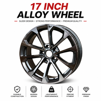 Oferta Especial: Llantas de Aleación Flow Forming 178J ET 32 5*115 Gris Metálico con Acabado Mecanizado y Diseño de Radios Divididos para Coches Deportivos y Cadillac
