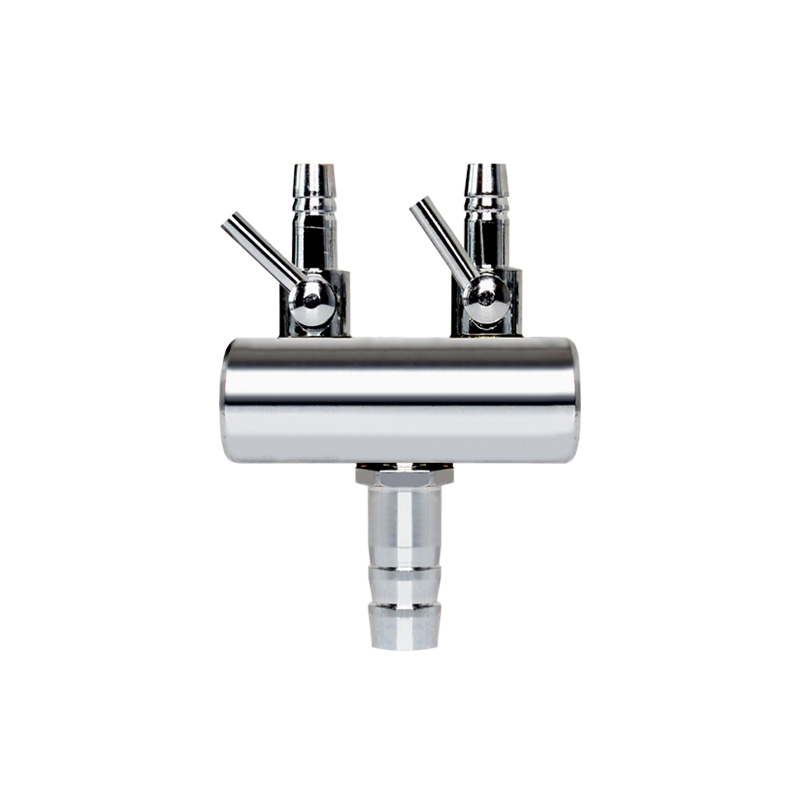 Аквариумные аксессуары, металлический медный хромированный клапан регулировки громкости воздуха, воздушный насос, дистрибьютор