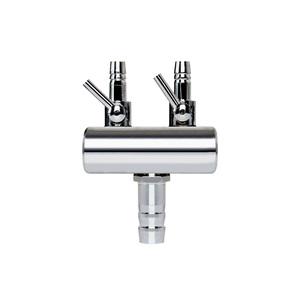 Lưu lượng không khí điều khiển Chrome van bằng đồng mạ Phụ kiện bể cá - Product Image 2