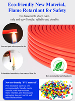 Fil électrique solide flexible de maison de câble électrique pour le fil isolé par PVC de bâtiment de câble plat jumeau de l'appareil ménager BVVB