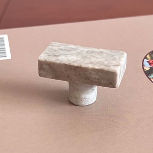 Doğal Beyaz Oniks Mermer Dayanıklı Dolap Kulpları Oturma Odası Yatak Odası Ev Ofis Gardırop Çekmeceleri Modern Mobilya için - Product Image 3