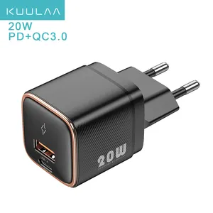 20W USB C Charger Cube Wall Plug Fast Charging Block Power Adapter Multiport Brick Type C Box for iPhone 15 Tablets Cellphones