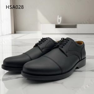 ZYF, <span class=keywords><strong>Zapatos</strong></span> <span class=keywords><strong>de</strong></span> Cuero para Hombre con Cordones, Diseño <span class=keywords><strong>de</strong></span> Doble Articulación, Punta Redonda, Antiolor para Viajes <span class=keywords><strong>de</strong></span> Negocios, <span class=keywords><strong>Zapatos</strong></span> <span class=keywords><strong>de</strong></span> Uniforme Hua Singh HSA028 - Product Image 5