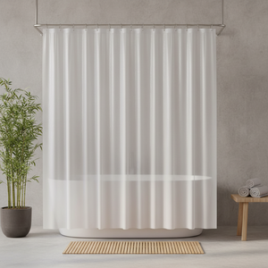 <span class=keywords><strong>Rideau</strong></span> <span class=keywords><strong>de</strong></span> <span class=keywords><strong>douche</strong></span> <span class=keywords><strong>transparent</strong></span> en PEVA, imperméable et résistant à la moisissure, avec œillets antirouille pour hôtel et maison - Product Image 2