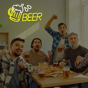 RGB LED <strong>Neon</strong> <strong>Beer</strong> <strong>Sign</strong> <strong>Custom</strong> Business Bar Store Advertising Acrylic Backlit Board PVC Shop Open Logo Letter Light for Landscape - Product Image 3