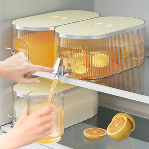 UFORU Distributeurs de Boissons en Plastique pour Boissons Froides et Jus de Fruits avec Robinet - Product Image 1