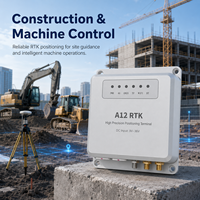 Récepteur GNSS RTK multifréquence industriel A12 IP67 4G compatible Galileo/BeiDou/Glonass/QZSS pour UAV et applications marines