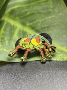 Collection de broches en émail sur le thème des insectes naturels, vente en gros - Product Image 6
