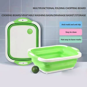2023 maison nouvelle planche à découper pliante multifonctionnelle fournitures de cuisine évier lavabo panier de vidange planche à découper - Product Image 3