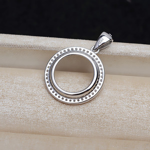 Mabei - Soporte para Colgante de Plata de Ley S925, 14.5 mm, para Perlas, Accesorio para Manualidades, Componentes y Fornituras para Joyería - 4791 - Product Image 4