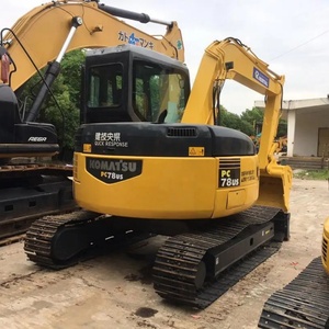 Excavatrice compacte Komatsu PC78US de 7 tonnes, 95% neuve, utilisée dans la construction et l'agriculture, équipement de construction lourd, CE/EPA - Product Image 1