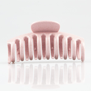 Trigo palha cabelo grip clip cor clara constantemente aperto de cabelo aperto grande tamanho clip lavagem rosto banho placa cabelo resistente - Product Image 6