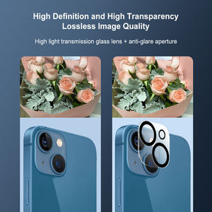 Protection d'objectif d'appareil photo OEM pour iPhone 16 17 18 – Installation facile, protection d'objectif 3D en soie imprimée, anti-rayures, verre protecteur HD - Product Image 2