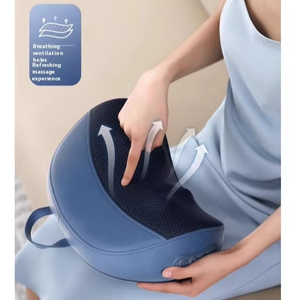 Almohada eléctrica <span class=keywords><strong>para</strong></span> aliviar el dolor de coche, masajeador <span class=keywords><strong>Cervical</strong></span> Shiatsu, almohada de viaje con masajeador - Product Image 2