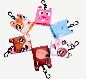 OEM Custom Microfiber Cleaning Cloth Keychain Portable Pouch Eyeglasses Camera Lenses with Carabiner & Anime Style Logo Printing - Product Image 5