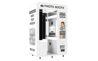 Cabina de Fotos Comercial DOLA con Cámara DSLR, Impresión Instantánea, Capacidad para 15 Personas, Diseño Interactivo, Wi-Fi y Bluetooth