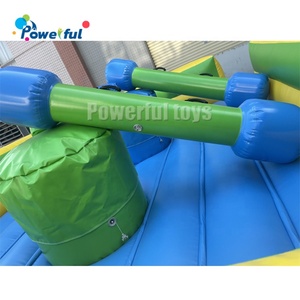 Ngoài trời Inflatable chiến đấu khu vực trở ngại khóa học Trampoline công viên Inflatable chiến đấu khu vực - Product Image 3