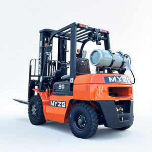 מלגזה 3ton מלגזה עם פעולה חלקה ופליטות נמוכה לסביבה נקייה, מלגזה כפול דלק. - Product Image 1